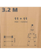 Миниатюра изображения товара Телескопическая лестница ISMA ISMA-UP320-2 (62694)