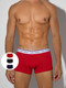 Миниатюра изображения товара Комплект мужских трусов Mark Formelle 411124-3 (р.110-120, красная лава/море/черный-1)