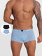 Миниатюра изображения товара Комплект мужских трусов Mark Formelle 411122-2 (р.90-100, пыльно-голубой/неви)