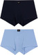Миниатюра изображения товара Комплект мужских трусов Mark Formelle 411122-2 (р.90-100, пыльно-голубой/неви)