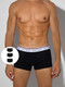 Миниатюра изображения товара Комплект мужских трусов Mark Formelle 411124-3 (р.90-100, черный/черный/черный-1)