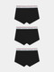 Миниатюра изображения товара Комплект мужских трусов Mark Formelle 411124-3 (р.98-108, черный/черный/черный-1)