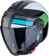 Миниатюра изображения товара Мотошлем Scorpion Exo City Ii Blur (XL, черный/зеленый/голубой)