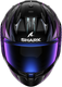 Миниатюра изображения товара Мотошлем Shark Helmets D-Skwal 3 Blast-R / HE0920E-KGX-S (S, черный/синий/фиолетовый)