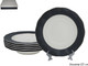 Миниатюра изображения товара Набор тарелок Lenardi Gray 108-308 (6шт)