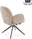 Миниатюра изображения товара Стул Halmar K568 (темно-бежевый/черный)