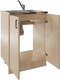 Миниатюра изображения товара Шкаф под мойку No Brand 60 ЛДСП / 512503 (венге светлое)