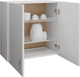 Миниатюра изображения товара Шкаф навесной для кухни No Brand С сушкой 60 / 510097 (белый)