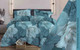 Миниатюра изображения товара Комплект постельного белья Бояртекс № 323 Богема 4/1 Вид (L) 2сп с европростыней (бязь, бирюзовый)