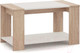 Миниатюра изображения товара Журнальный столик Империал Аврора (дуб сонома/белый)