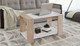 Миниатюра изображения товара Журнальный столик Империал Аврора (дуб сонома/белый)