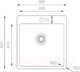 Миниатюра изображения товара Мойка кухонная ZORG ZRE 5050