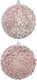 Миниатюра изображения товара Набор шаров новогодних Elan Gallery Розовый с серебром / 970161 (6шт)