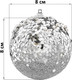 Миниатюра изображения товара Набор шаров новогодних Elan Gallery Серебро с белым / 970168 (6шт)