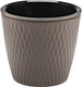 Миниатюра изображения товара Кашпо El Casa Керама / 640592 (серо/коричневый)