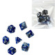 Миниатюра изображения товара Набор кубиков для настольной игры Время игры Дайсы для ДнД Лазурит / 9891843 (7шт)