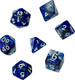 Миниатюра изображения товара Набор кубиков для настольной игры Время игры Дайсы для ДнД Лазурит / 9891843 (7шт)