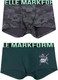 Миниатюра изображения товара Комплект мужских трусов Mark Formelle 411215-2 (р.90-100, темно-зеленый/разводы на обсидиане)