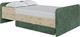 Миниатюра изображения товара Односпальная кровать Proson Mika 80x200 (бунратти/Selfie лесной мох)