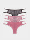 Миниатюра изображения товара Комплект женских трусов Mark Formelle 412438-3 (р.94, веточки на розовом)