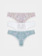 Миниатюра изображения товара Комплект женских трусов Mark Formelle 412479-3 (р.94, веточки на молочном)