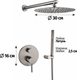 Миниатюра изображения товара Душевая система со смесителем Grocenberg  GB5099BG-3