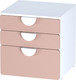 Миниатюра изображения товара Комод Mebelain Пикси 3 ящика (мечтательный пион)