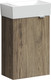 Миниатюра изображения товара Тумба с умывальником Sancos Mini / MN35ECHL + CN5008 (дуб чарльстон)