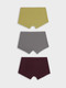 Миниатюра изображения товара Комплект мужских трусов Mark Formelle 411216-3 (р.102-112, винный/кедр/темно-серый)