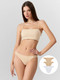 Миниатюра изображения товара Комплект женских трусов Mark Formelle 412567-3 (р.90, бежевый-2)