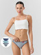 Миниатюра изображения товара Комплект женских трусов Mark Formelle 412614-3 (р.98, полосочка на молочном/декор)