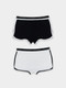 Миниатюра изображения товара Комплект мужских трусов Mark Formelle 411165-2 (р.90-100, белый/черный)