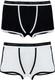 Миниатюра изображения товара Комплект мужских трусов Mark Formelle 411165-2 (р.90-100, белый/черный)