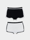 Миниатюра изображения товара Комплект мужских трусов Mark Formelle 411165-2 (р.102-112, белый/черный)