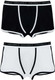 Миниатюра изображения товара Комплект мужских трусов Mark Formelle 411165-2 (р.102-112, белый/черный)