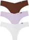 Миниатюра изображения товара Комплект женских трусов Mark Formelle 412493-3 (р.106, белый-1/декор)