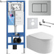 Миниатюра изображения товара Унитаз подвесной с инсталляцией Roxen StounFix Dual Fresh 968301