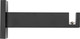 Миниатюра изображения товара Карниз для штор Sundays Home Флэт Лайн Изи одинарный (заглушка, черный матовый, 2.4м)