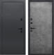 Миниатюра изображения товара Входная дверь Гарда Isoterma букле графит/бетон лофт грей (96x205, левая)