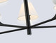 Миниатюра изображения товара Люстра Ambrella LH75153/5 BK/FR (черный/белый матовый)