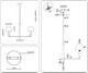 Миниатюра изображения товара Люстра Ambrella LH75153/5 BK/FR (черный/белый матовый)