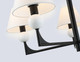Миниатюра изображения товара Люстра Ambrella LH75153/5 BK/FR (черный/белый матовый)