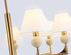 Миниатюра изображения товара Люстра Ambrella LH75162/7 BS/FR (латунь/белый матовый)