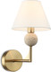 Миниатюра изображения товара Бра Ambrella LH75165 BS/FR (латунь/белый матовый)