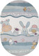 Миниатюра изображения товара Ковер Merinos Sofit 2484-OVAL-LIGHT-CREAM (2х3)