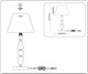 Миниатюра изображения товара Прикроватная лампа Ambrella LH75262 SN/FR (сатин никель/белый матовый)
