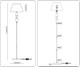 Миниатюра изображения товара Торшер Ambrella LH75265 SN/FR (сатин никель/белый матовый)