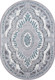 Миниатюра изображения товара Ковер Merinos Palermo F290-OVAL-GRAY (2х2.9)