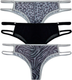 Миниатюра изображения товара Комплект женских трусов Mark Formelle 412438-3 (р.106, зебра на сером)