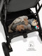 Миниатюра изображения товара Детская прогулочная коляска Sweet Baby Aura Plus (темно-серый)